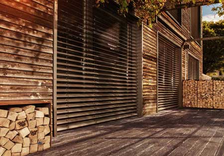 Gscheitholz bis vor die Hütte